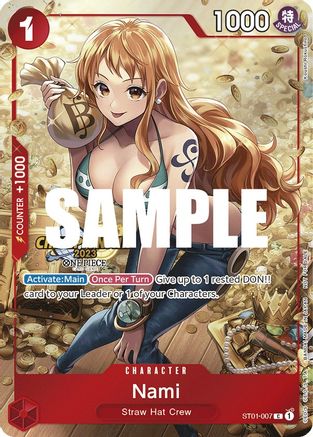Nami (CS 2023 Celebration Pack) (ST01-007) [One Piece Promotion Cards] Foil One Piece Single Bandai