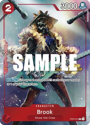 Brook (CS 2023 Celebration Pack) (ST01-011) [One Piece Promotion Cards] Foil One Piece Single Bandai
