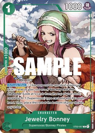 Jewelry Bonney (CS 2023 Celebration Pack) (ST02-007) [One Piece Promotion Cards] Foil One Piece Single Bandai