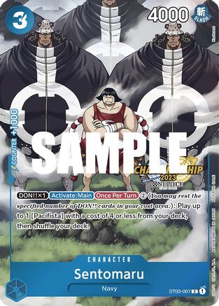 Sentomaru (CS 2023 Celebration Pack) (ST03-007) [One Piece Promotion Cards] Foil One Piece Single Bandai