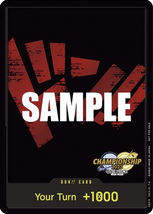 DON!! Card (CS 2023 Celebration Pack) [One Piece Promotion Cards] Foil One Piece Single Bandai