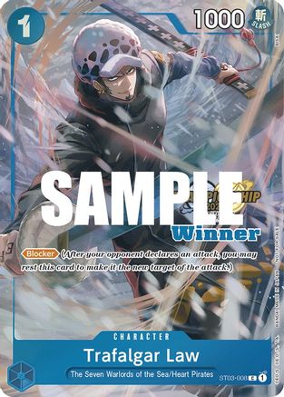 Trafalgar Law (CS 2023 Top Players Pack) [Winner] (ST03-008) [One Piece Promotion Cards] Foil One Piece Single Bandai
