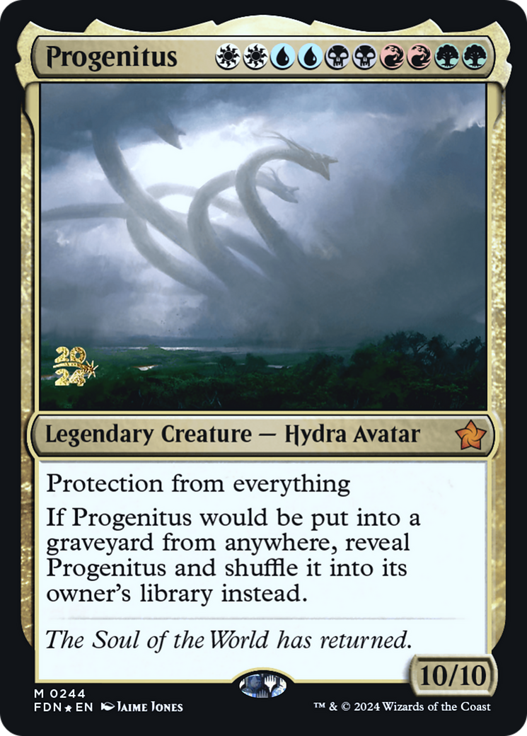 Progenitus (PRE-244) [Foundations Promos] Foil MTG Single Wizards of the Coast