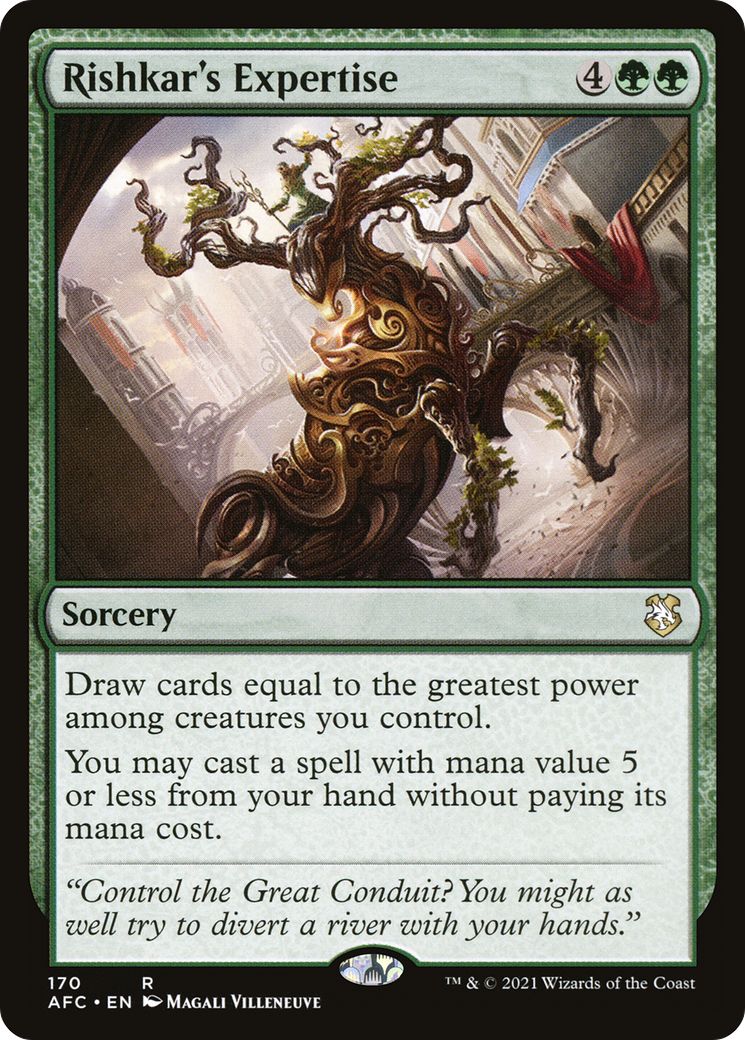 Rishkar's Expertise (AFC-170) [Forgotten Realms Commander] MTG Single Wizards of the Coast