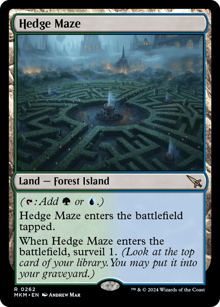 Hedge Maze (MKM-262) [Murders at Karlov Manor] MTG Single Murders at Karlov Manor