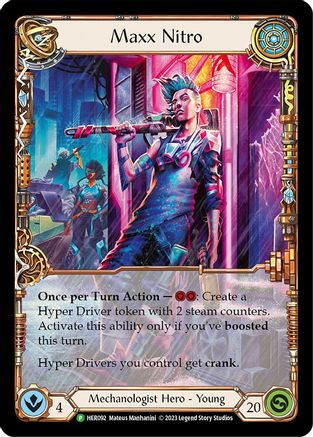 Maxx Nitro [HER092] (Promo)  Cold Foil Flesh And Blood Single Flesh And Blood   