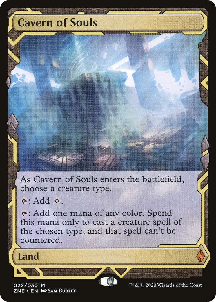 Cavern of Souls (ZNE-022) [Zendikar Rising Expeditions] MTG Single Wizards of the Coast