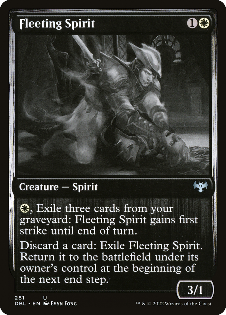 Fleeting Spirit (DBL-281) [Innistrad: Double Feature] MTG Single Wizards of the Coast