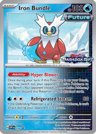 Iron Bundle - 058 (Prerelease) (58) Holofoil [Promos: SV Promo Cards] Pokemon Single Pokémon