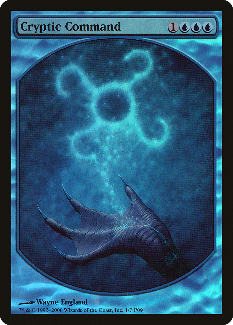 Cryptic Command (MPRP-001) [Misc] Magic Player Rewards 2009 Foil MTG Single Wizards of the Coast