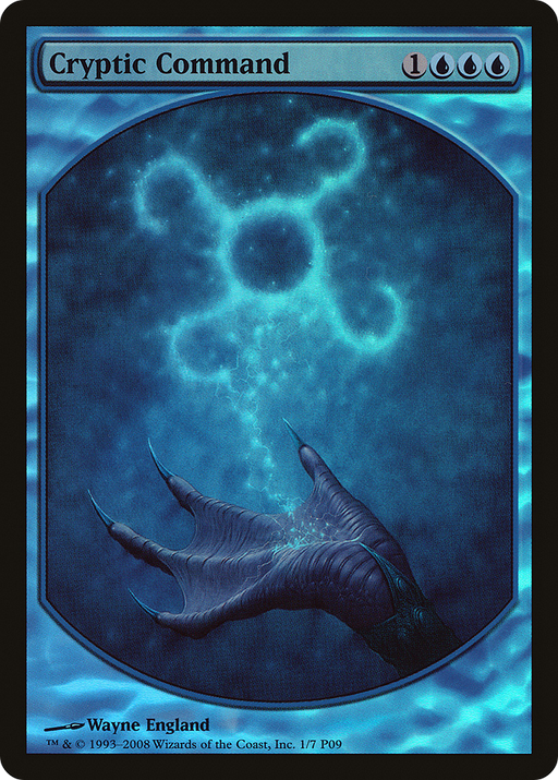 Cryptic Command (MPRP-001) [Misc] Magic Player Rewards 2009 Foil MTG Single Wizards of the Coast