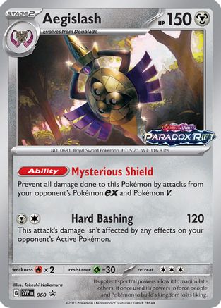 Aegislash - 060 (Prerelease) (60) Holofoil [Promos: SV Promo Cards] Pokemon Single Pokémon