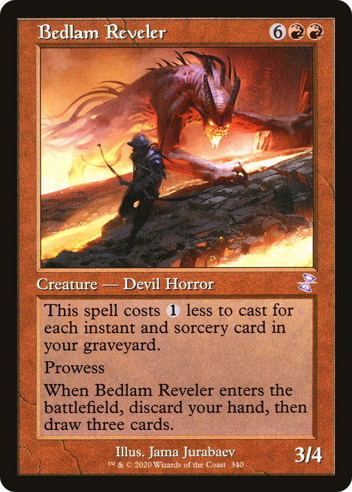 Bedlam Reveler (TSR-340) [Time Spiral Remastered] MTG Single Wizards of the Coast