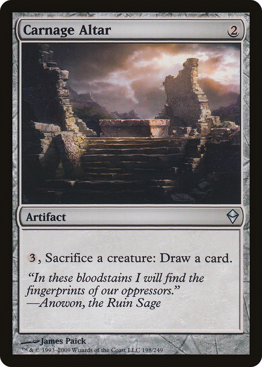 Carnage Altar (ZEN-198) [Zendikar] MTG Single Wizards of the Coast
