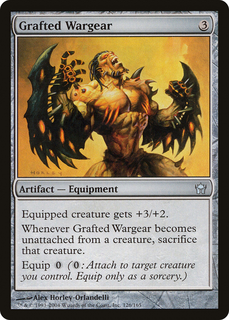 Grafted Wargear (5DN-126) [Fifth Dawn] Foil MTG Single Wizards of the Coast