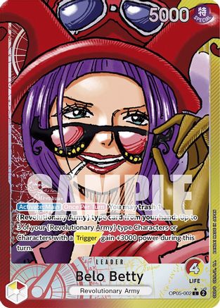Belo Betty (002) (Alternate Art) (OP05-002) [Awakening of the New Era] Foil One Piece Single Bandai