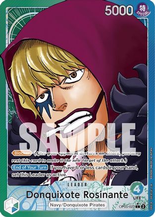 Donquixote Rosinante (Alternate Art) [Awakening of the New Era] One Piece Single Bandai