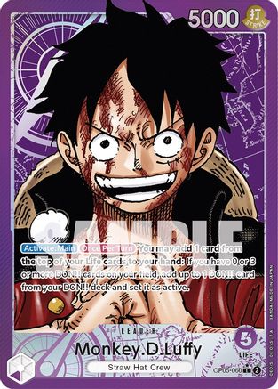 Monkey.D.Luffy (060) (Alternate Art) (OP05-060) [Awakening of the New Era] Foil One Piece Single Bandai