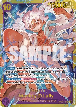 Monkey.D.Luffy (119) (OP05-119) [Awakening of the New Era] Foil One Piece Single Bandai