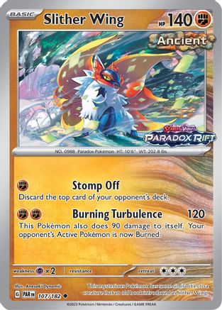 Slither Wing - 107/182 (Store Exclusive Promo) Reverse Holofoil [Misc: Cards & Products] Pokemon Single Pokémon