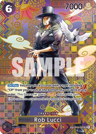 Rob Lucci (092) (SP) (OP03-092) [Awakening of the New Era] Foil One Piece Single Bandai