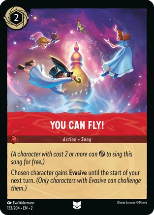 You Can Fly! (133/204) [Rise of the Floodborn] Cold Foil Lorcana Single Disney