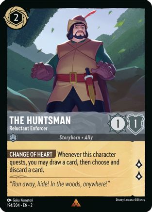 The Huntsman - Reluctant Enforcer (194/204) [Rise of the Floodborn] Lorcana Single Disney