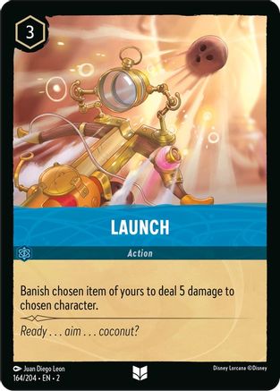 Launch (164/204) [Rise of the Floodborn] Cold Foil Lorcana Single Disney