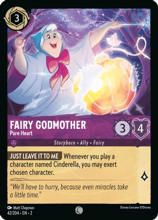Fairy Godmother - Pure Heart (42/204) [Rise of the Floodborn] Lorcana Single Disney