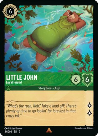 Little John - Loyal Friend (84/204) [Rise of the Floodborn] Lorcana Single Disney