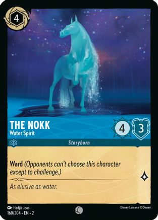 The Nokk - Water Spirit (160/204) [Rise of the Floodborn] Lorcana Single Disney