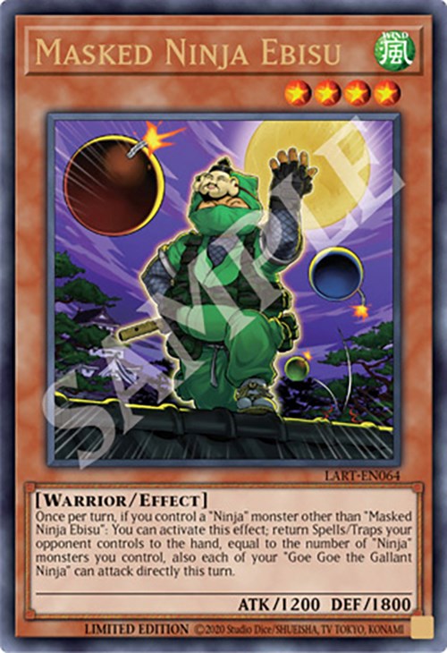 Masked Ninja Ebisu [LART-EN064] Ultra Rare Yugioh Single Yu-Gi-Oh!   