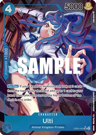 Ulti (Alternate Art) (OP05-043) [Awakening of the New Era] Foil One Piece Single Bandai