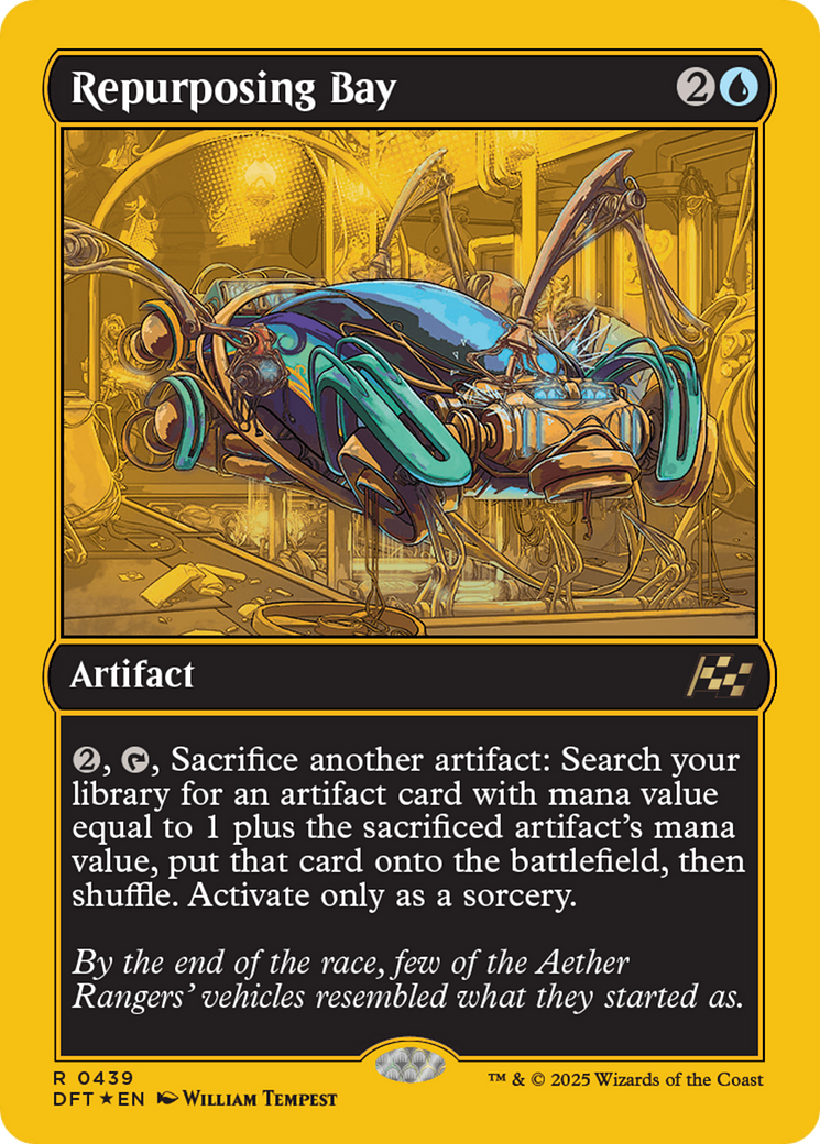 Repurposing Bay (First-Place Foil) (DFT-439) [Aetherdrift] Foil MTG Single Wizards of the Coast