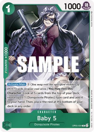 Baby 5 (034) (OP05-034) [Awakening of the New Era] Foil One Piece Single Bandai