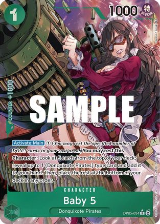 Baby 5 (034) (Alternate Art) (OP05-034) [Awakening of the New Era] Foil One Piece Single Bandai