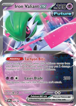 Iron Valiant ex - 068 (68) Holofoil [Promos: SV Promo Cards] Pokemon Single Pokémon