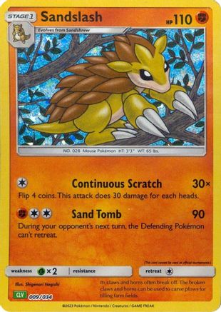 Sandslash (9) Holofoil [Misc: Trading Card Game Classic] Pokemon Single Pokémon