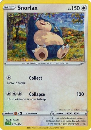 Snorlax (16) Holofoil [Misc: Trading Card Game Classic] Pokemon Single Pokémon