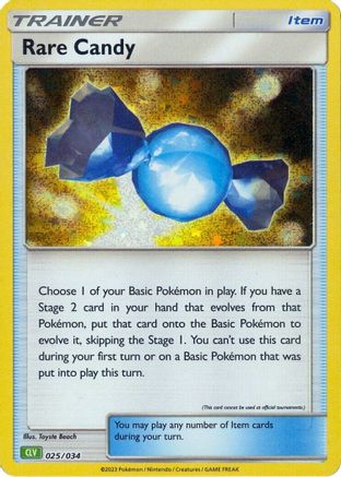 Rare Candy (CLV) (25) Holofoil [Misc: Trading Card Game Classic] Pokemon Single Pokémon