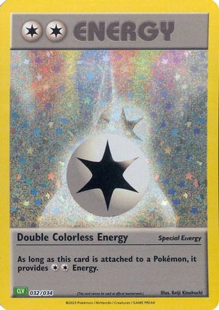 Double Colorless Energy (CLV) (32) Holofoil [Misc: Trading Card Game Classic] Pokemon Single Pokémon