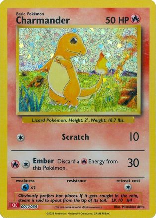 Charmander (1) Holofoil [Misc: Trading Card Game Classic] Pokemon Single Pokémon