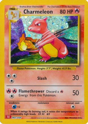 Charmeleon (2) Holofoil [Misc: Trading Card Game Classic] Pokemon Single Pokémon