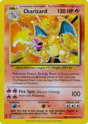 Charizard (3) Holofoil [Misc: Trading Card Game Classic] Pokemon Single Pokémon