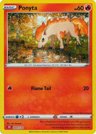 Ponyta (4) Holofoil [Misc: Trading Card Game Classic] Pokemon Single Pokémon