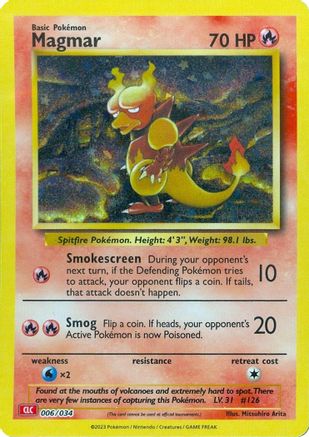 Magmar (6) Holofoil [Misc: Trading Card Game Classic] Pokemon Single Pokémon