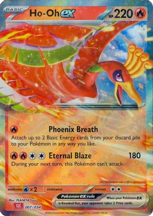 Ho-oh ex (7) - [Misc: Trading Card Game Classic] Holofoil Pokemon Single Pokémon