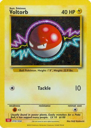 Voltorb (10) Holofoil [Misc: Trading Card Game Classic] Pokemon Single Pokémon