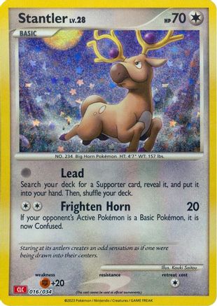 Stantler (16) Holofoil [Misc: Trading Card Game Classic] Pokemon Single Pokémon