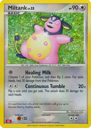 Miltank (17) Holofoil [Misc: Trading Card Game Classic] Pokemon Single Pokémon